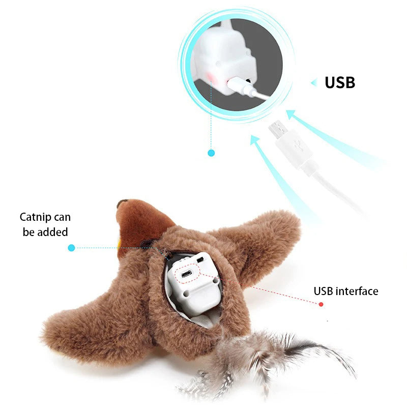 KittyFlap™ Interactive Bird Cat Toy